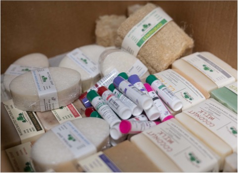 Natural soap, chapstick and other products from Connecticut producers.